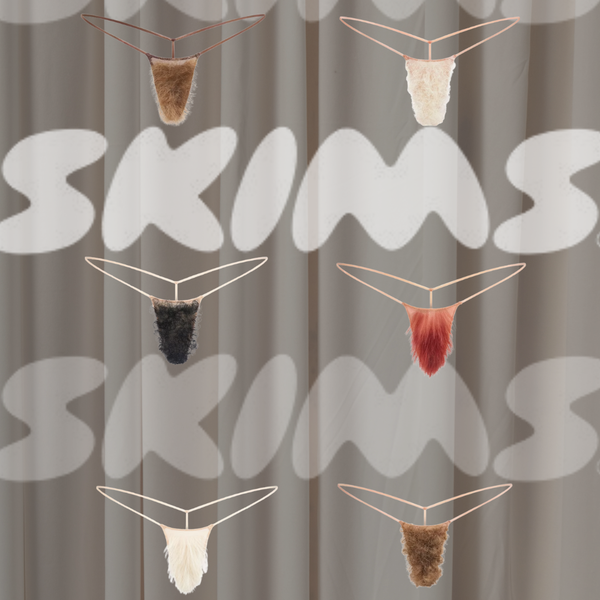 Fur Real? Skims Fur Thongs