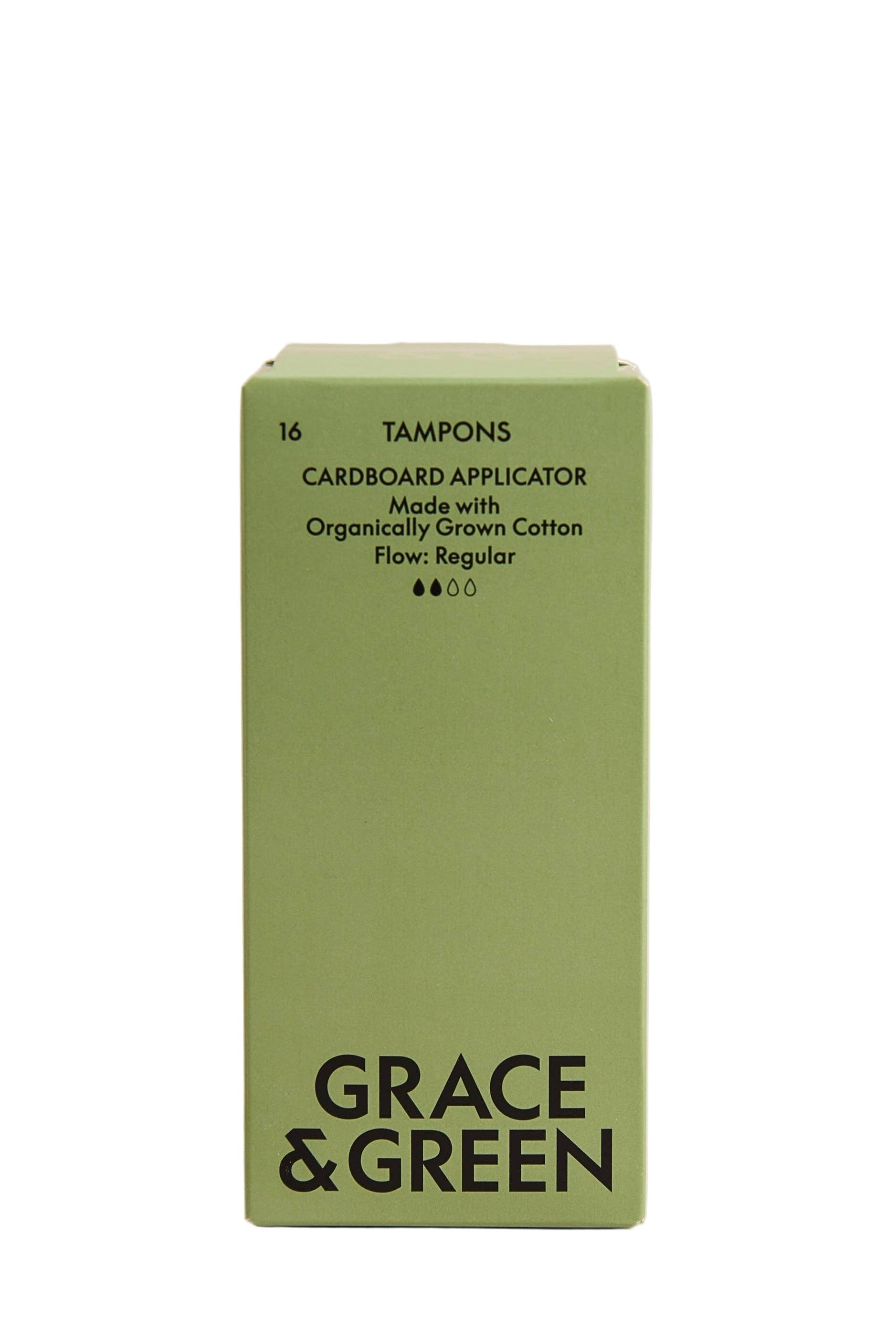 Organic Cotton Applicator Tampons - Regular