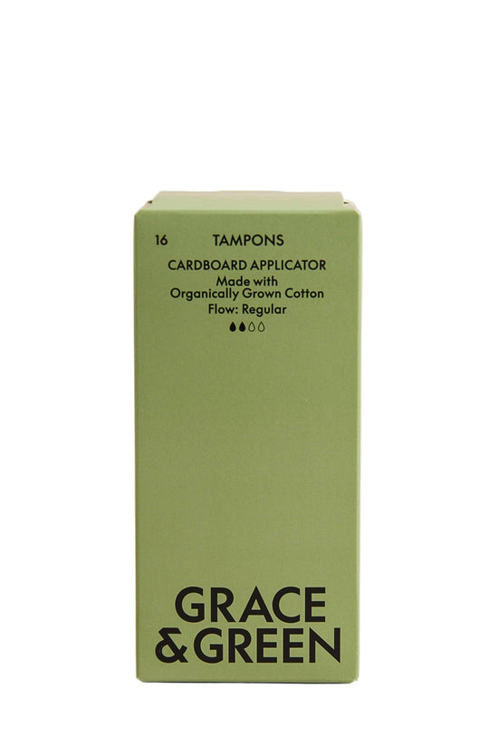 Organic Cotton Applicator Tampons - Regular