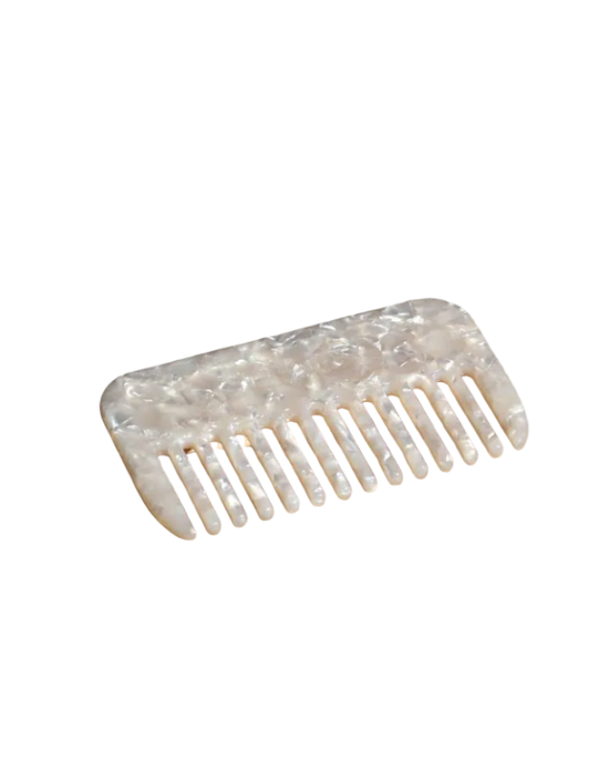 Travel Comb - Mother of Pearl