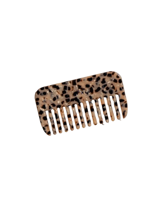 Travel Comb - Leopard