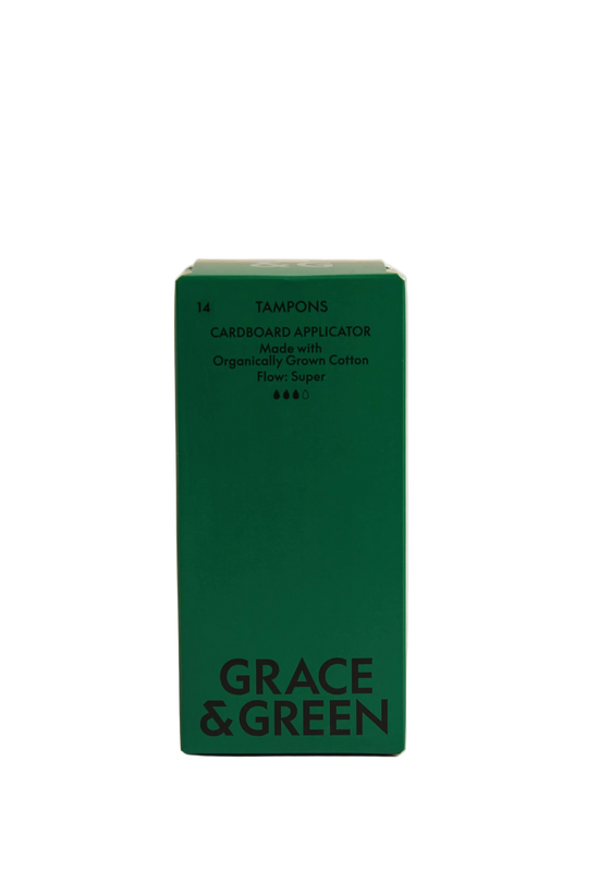 Organic Cotton Applicator Tampons - Super