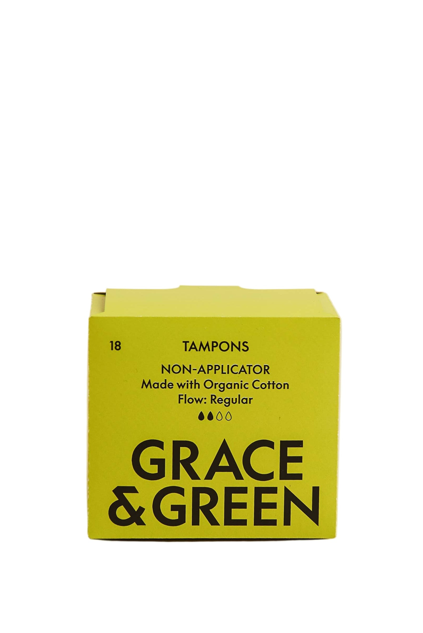 Organic Cotton Non-applicator Tampons - Regular