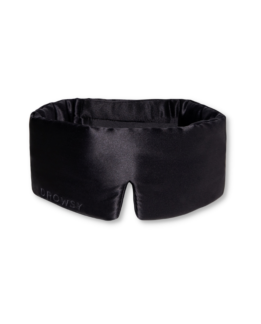 Mulberry Silk Sleep Mask - Black Jade