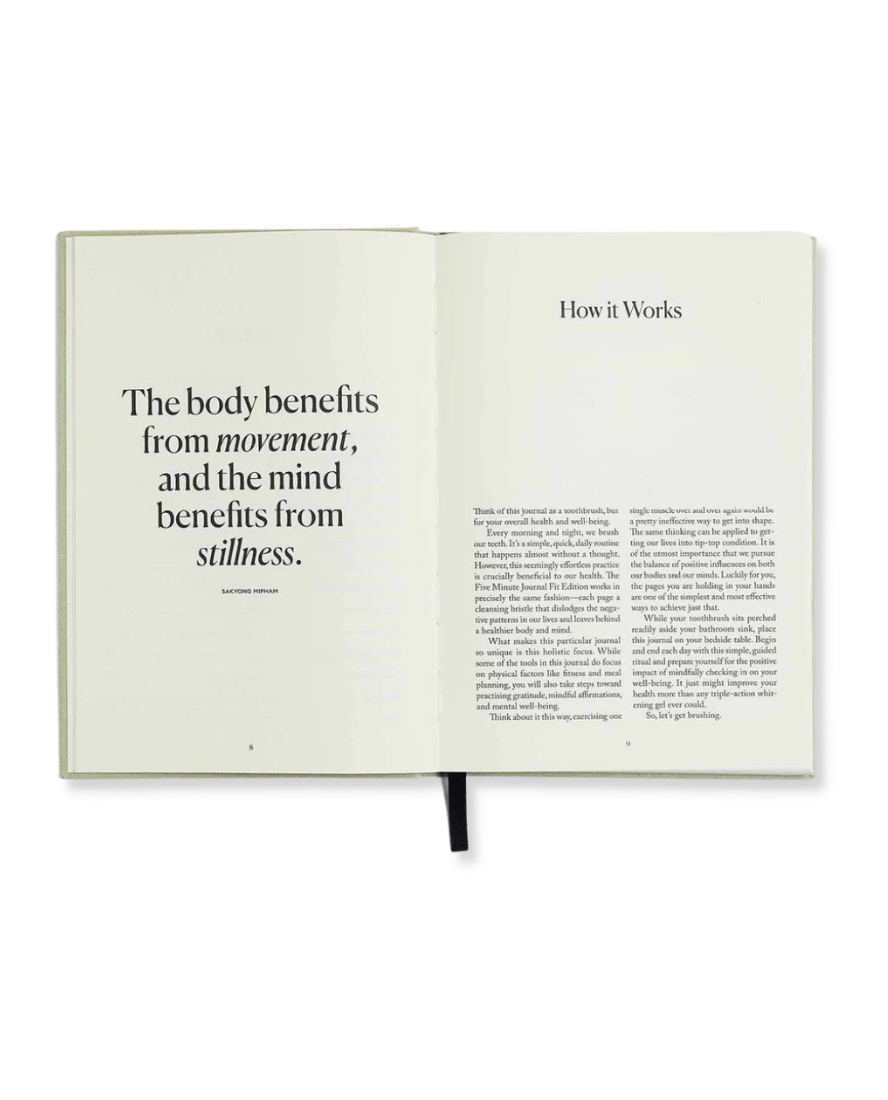 The Five Minute Journal Fit Edition